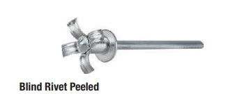 Ruwag Rivet Blind Peeled 25pc 4.0x15mm