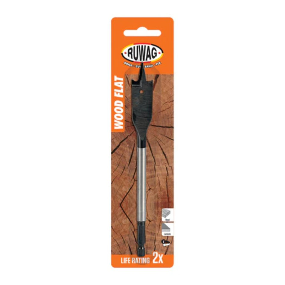 Ruwag Drill Bit Wood Flat Each