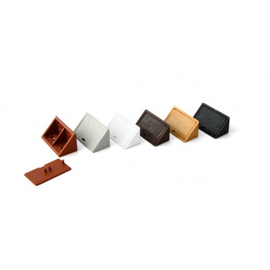 Ruwag Corner Block Plastic 4pc White