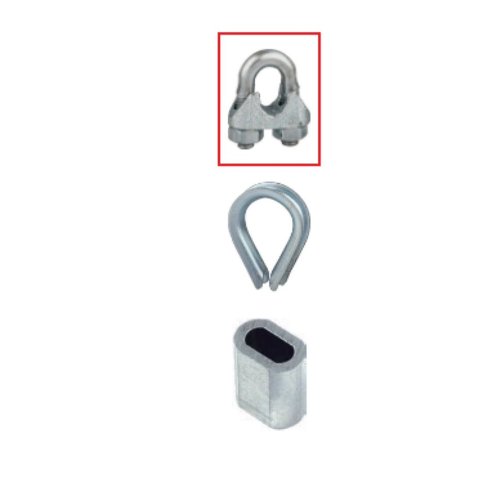 Ruwag Wire Rope Clamp Each