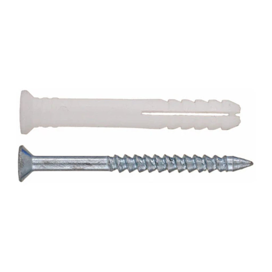 Ruwag Plastic Rimmed Nail-in Anchor 15pc