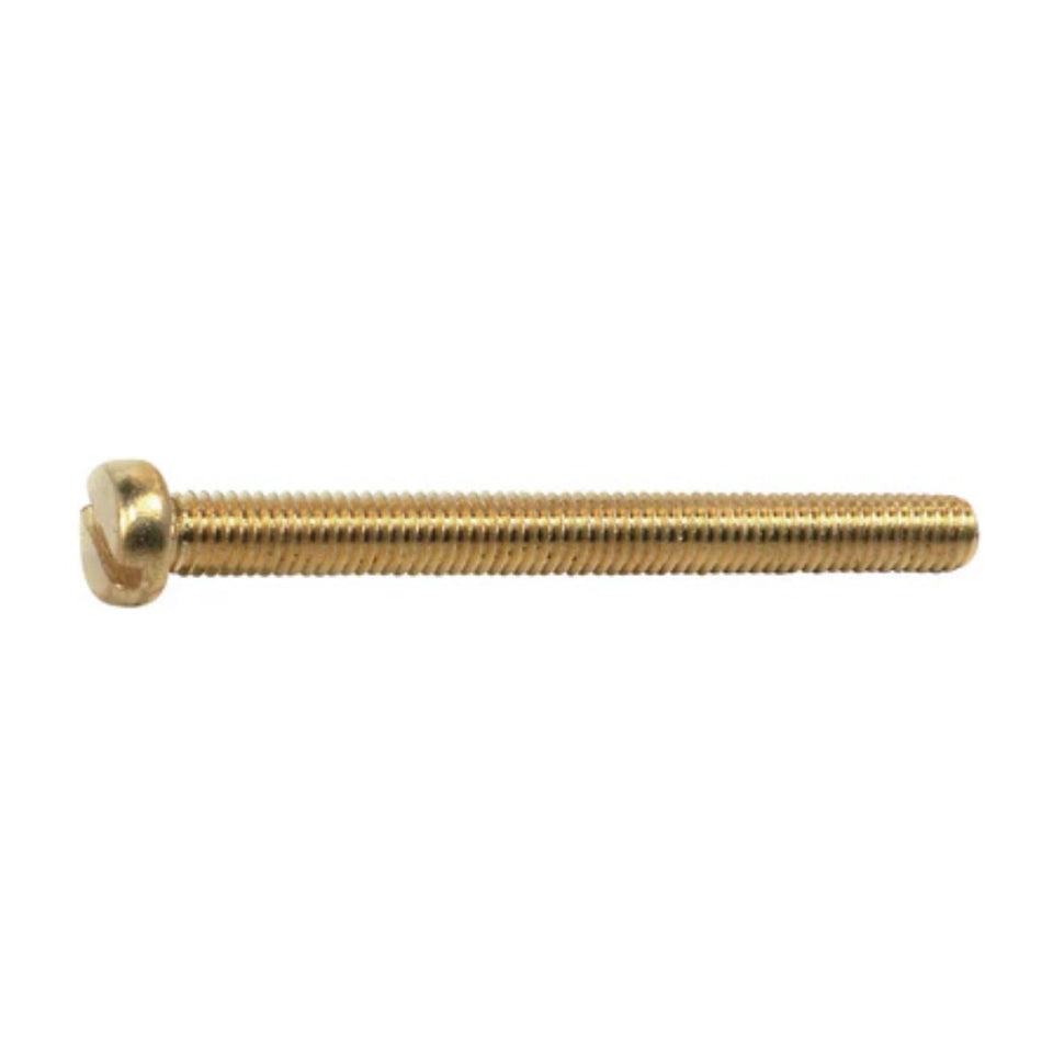 Ruwag Machine Screw Brass Cheese Head Slottted 5pc