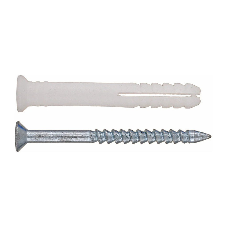Ruwag Plastic Rimmed Nail-in Anchor 100pc