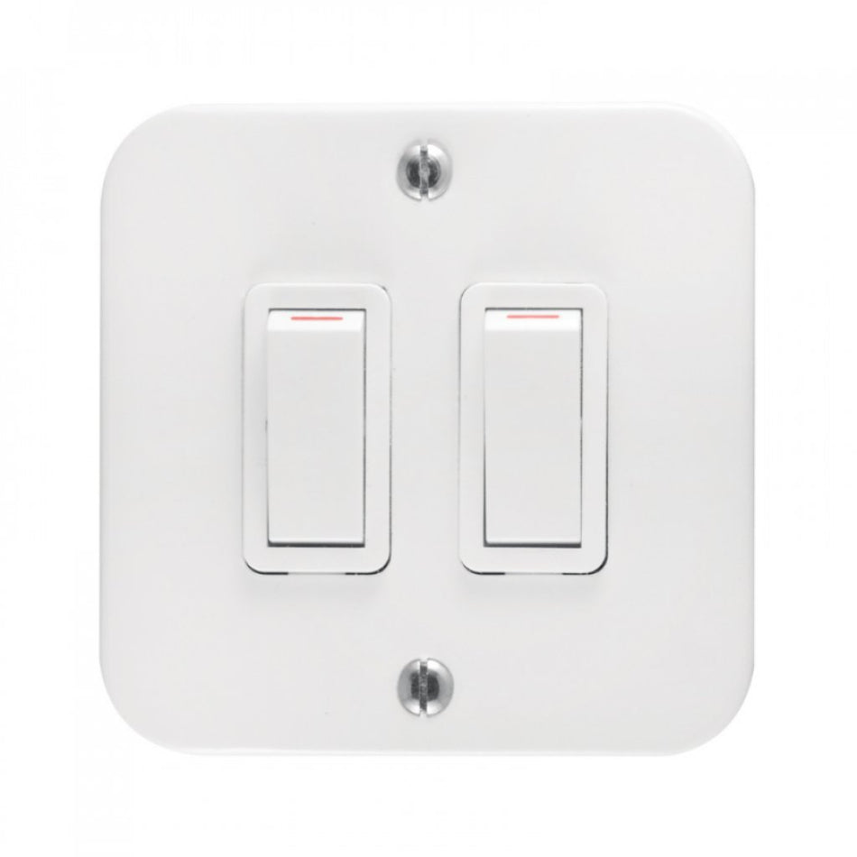 Crabtree Switch Classic Industriel 75x75 2Lever 1Way
