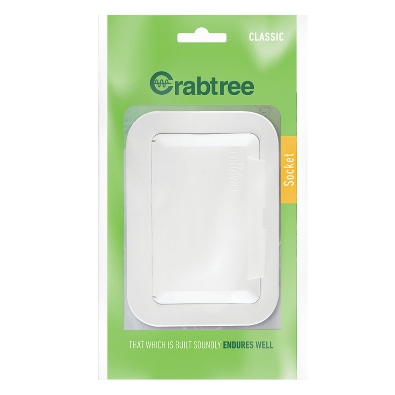 Crabtree Industrial Single STD Switched Socket 164-1 On Weatherproof Surface Box -