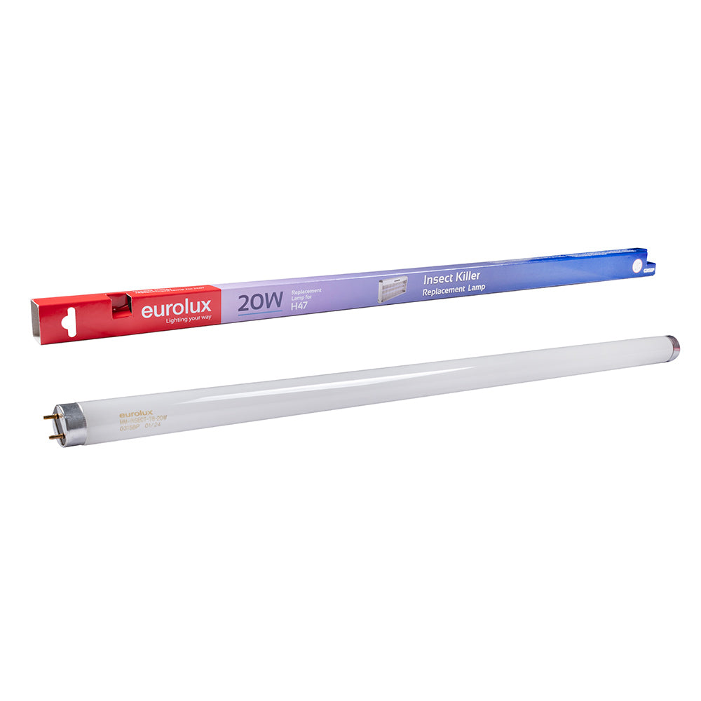 Eurolux Spare 18W T8 Ultaviolet Lamp For 40W Insect Killer H47 -