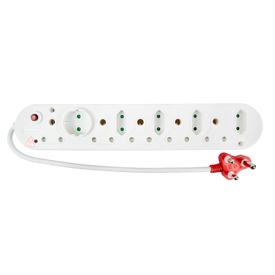 Eurolux Multi-Plug 10 Way 5X16A, 4X5A, 1X5A Schuko -