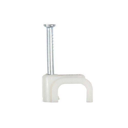 Eurolux Cable Clips Flat 8.0mm 100pc -