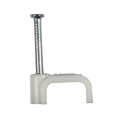 Eurolux Cable Clips Flat 10.5mm 100pc -