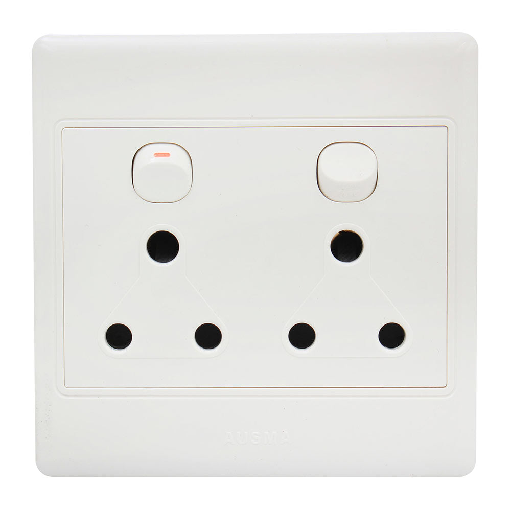 Eurolux Socket Complete 2 x 16A 4x4 White -