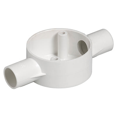 Eurolux Conduit Box PVC 2 Way 20mm -