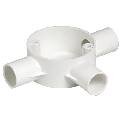 Eurolux Conduit Box PVC 3 Way 20mm -