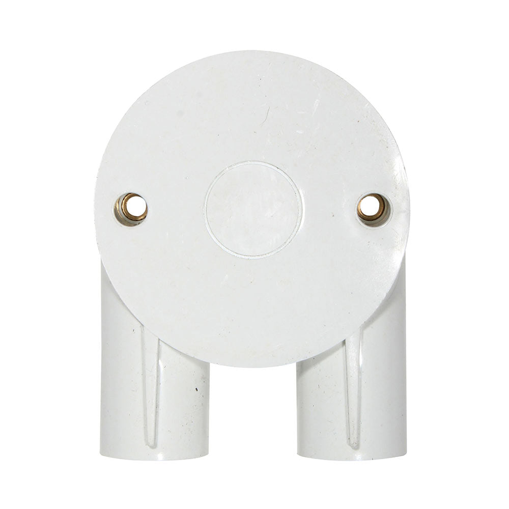 Eurolux Conduit Box U PVC 2 Way 20mm -