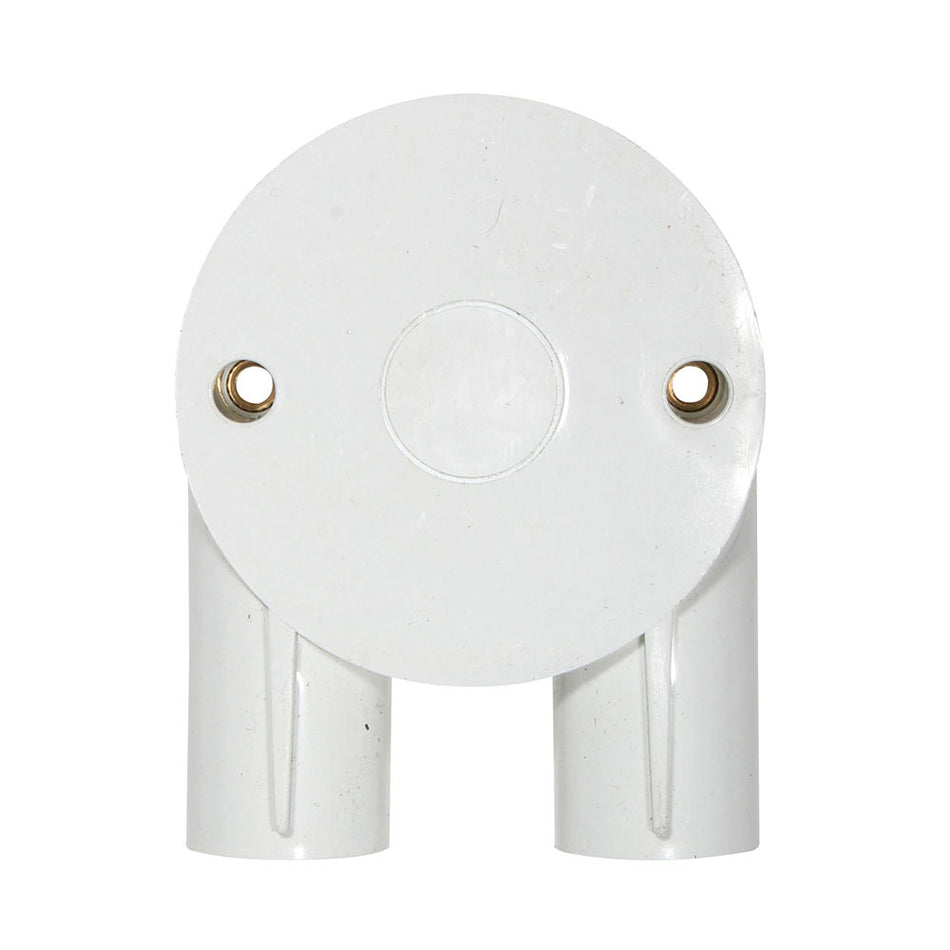 Eurolux Conduit Box U PVC 2 Way 20mm -