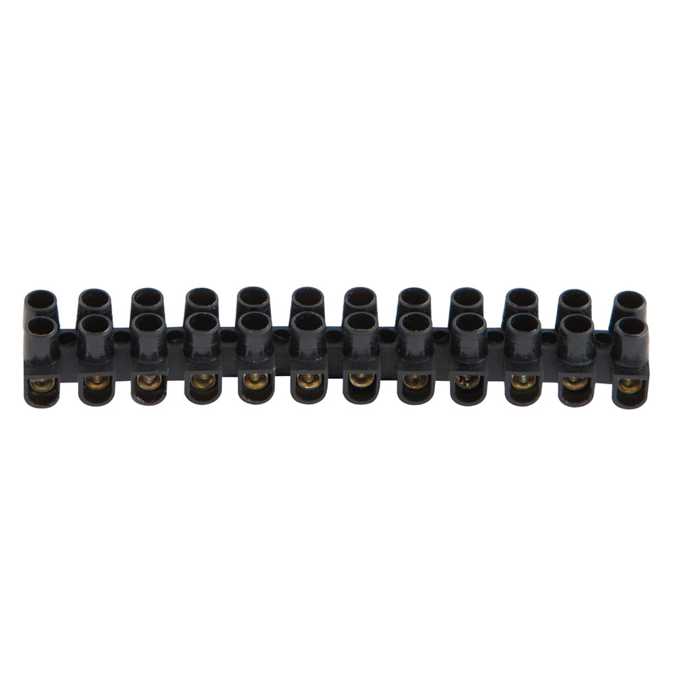 Eurolux Black Connector Block 3A 12 Terminals -