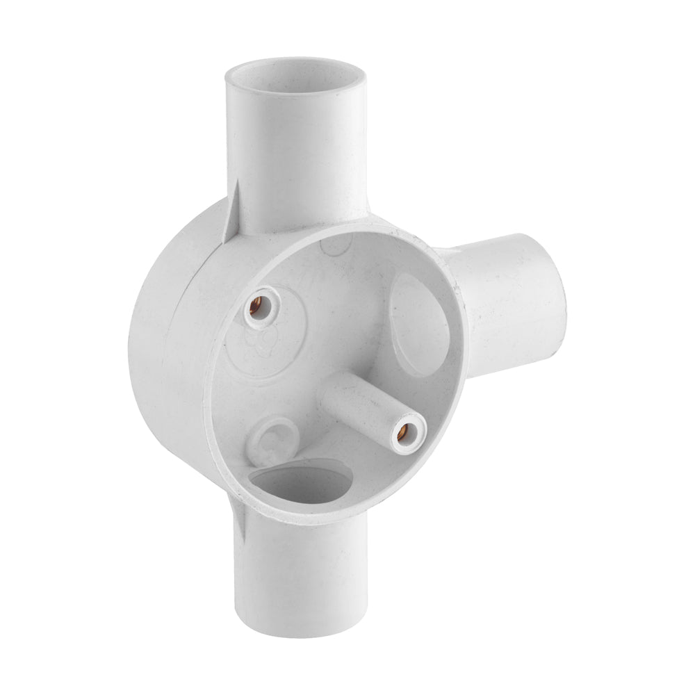 Eurolux Conduit Juction Box 3 Way 25mm -