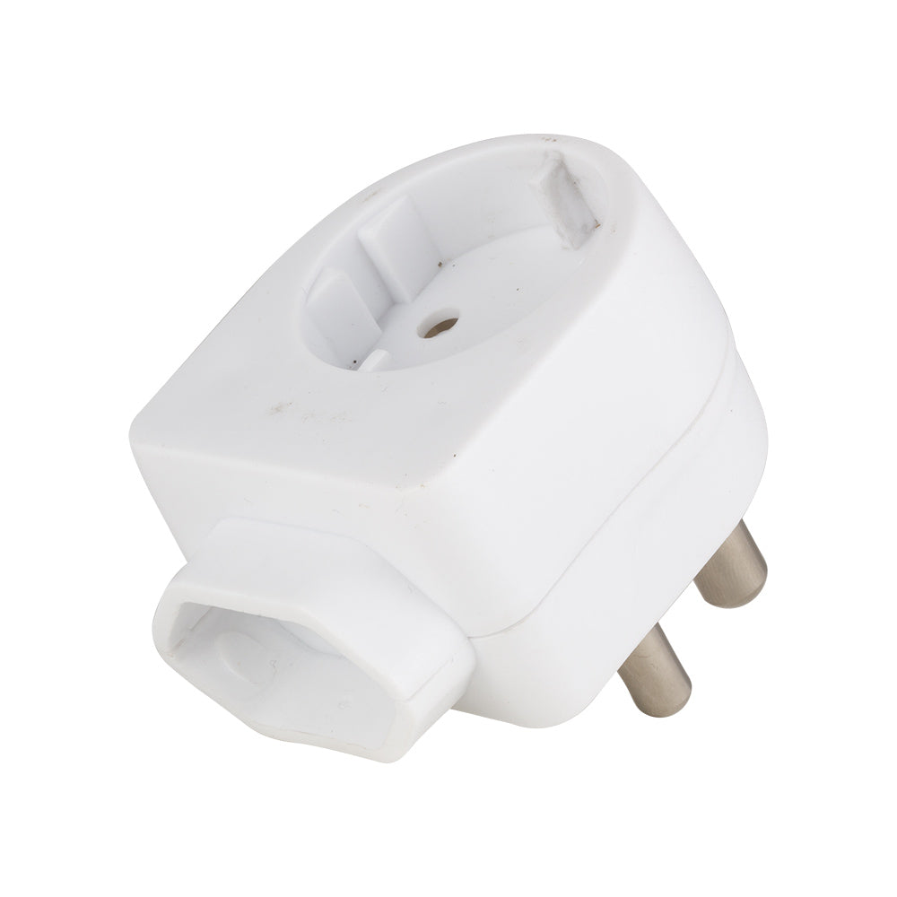 Eurolux Adaptor 2 Way New Euro and Schuko -