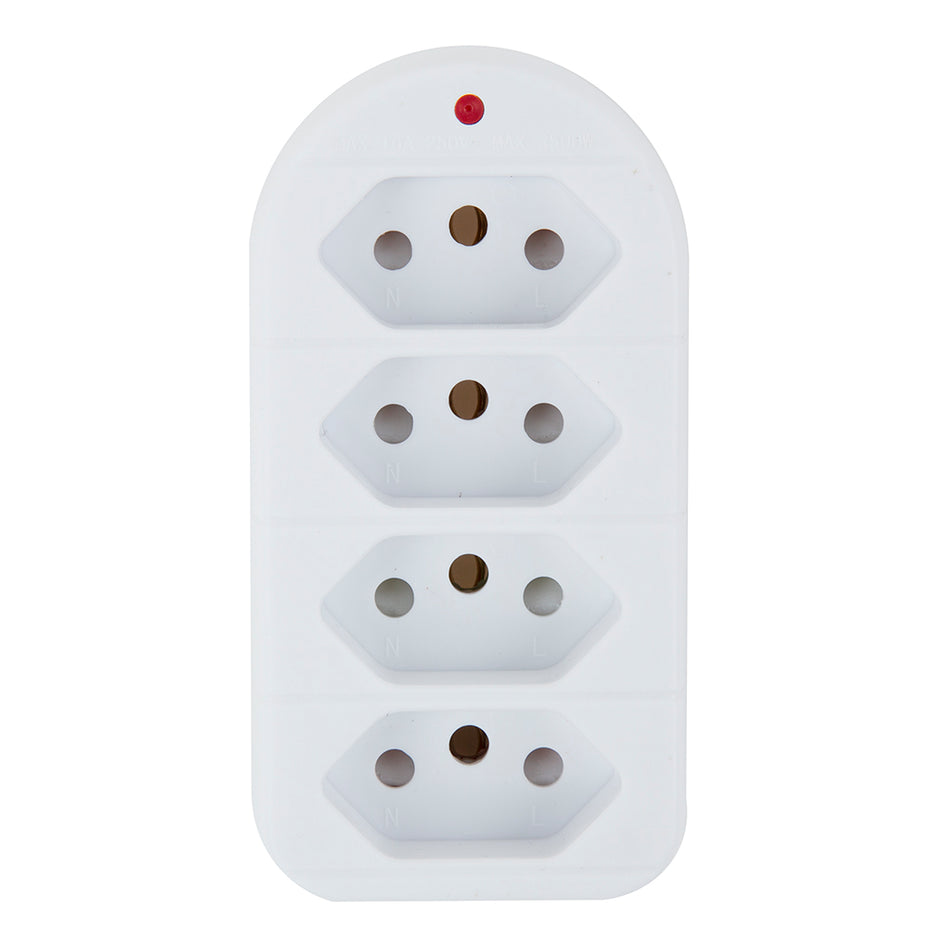 Eurolux Adaptor 4 x New Euro ZA -
