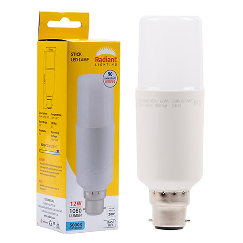 Radiant Stick Lamp Led Fristed T44 12w B22 5000K 1080Lm Daylight -