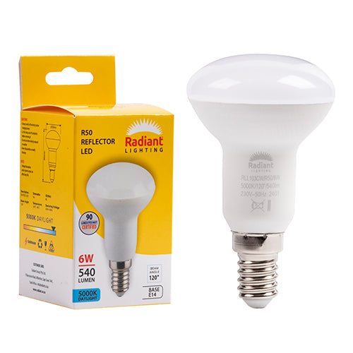 Radiant Lamp R50 Reflector LED 6w E14 5000K 540Lm Daylight -