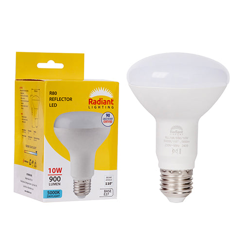 Radiant Lamp R80 Reflector LED 10w E27 5000K 900Lm Daylight -