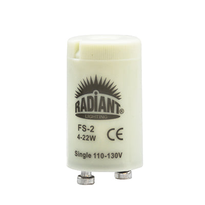 Radiant Fluorescent Starter FS2 Single 4-22W -