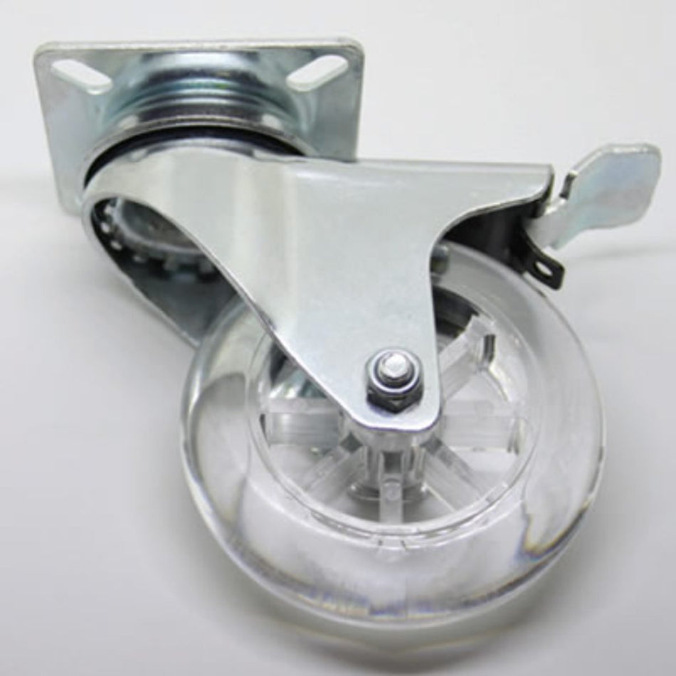 Castor Wheel With Brake Clear 50mm