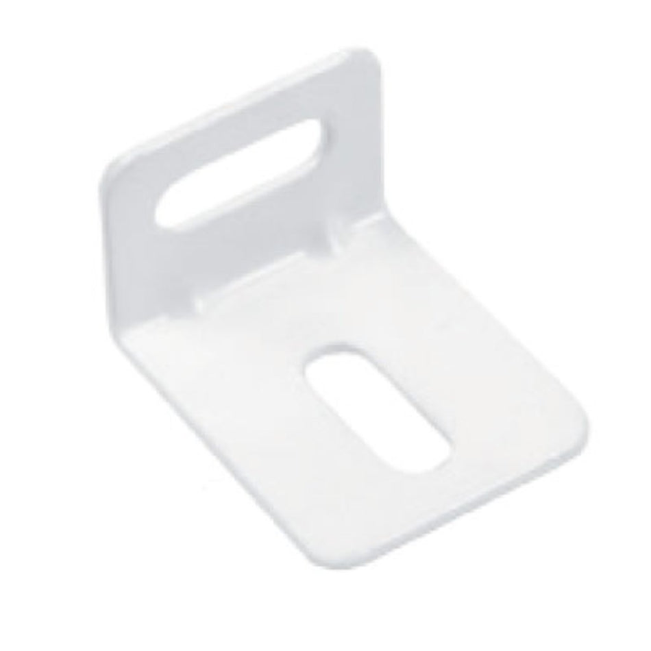 Corner Bracket Large White Steel 45x50x36mm