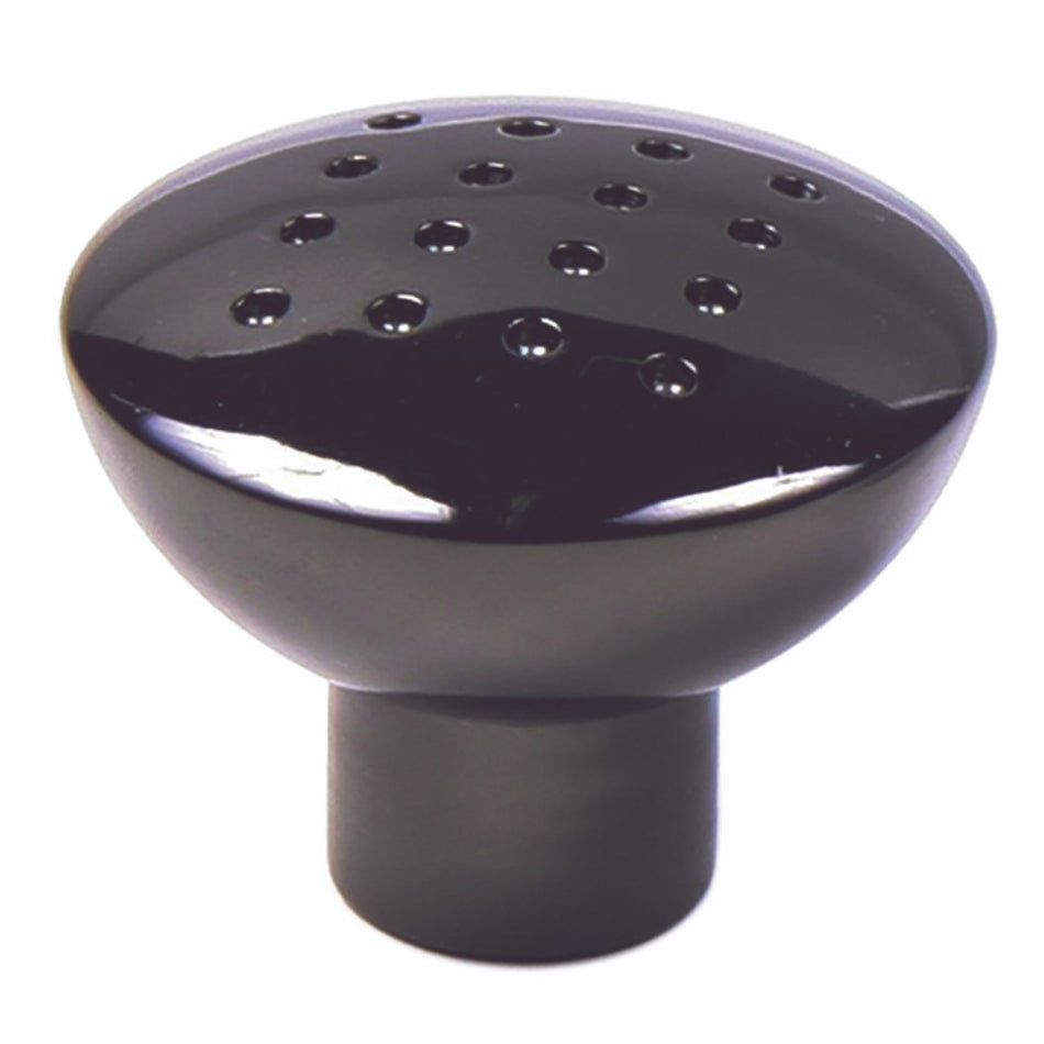 Knob Stipple Black Nickel 34mm