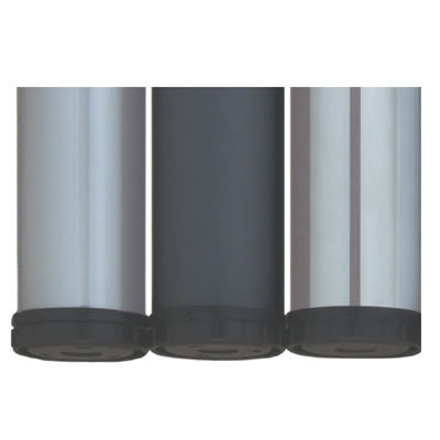 Worktop Leg 870x80mm Bright Chrome