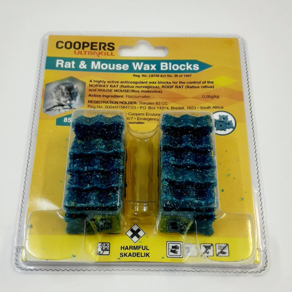Coopers Ultrakill Rat & Mouse Wax Blocks 85G