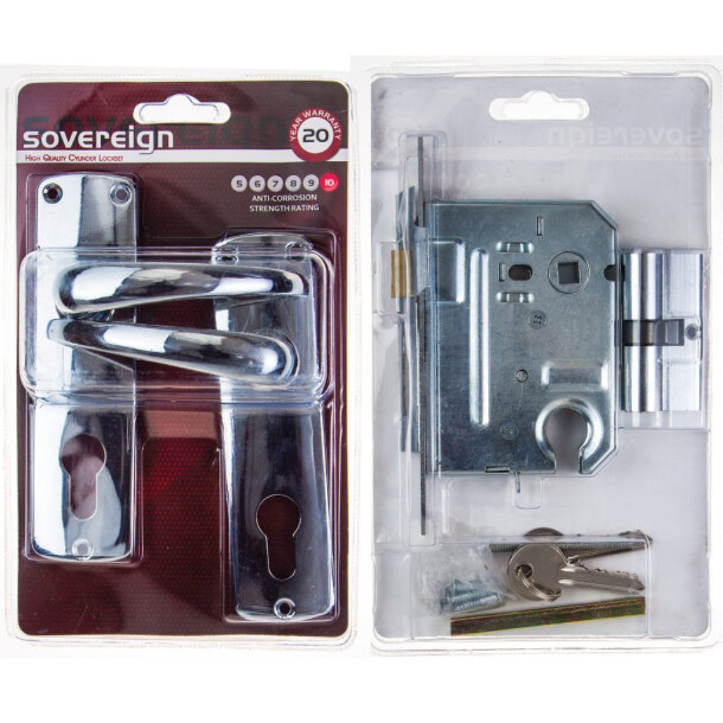 L&B Lockset Sovereign Cylinder Chrome Plated