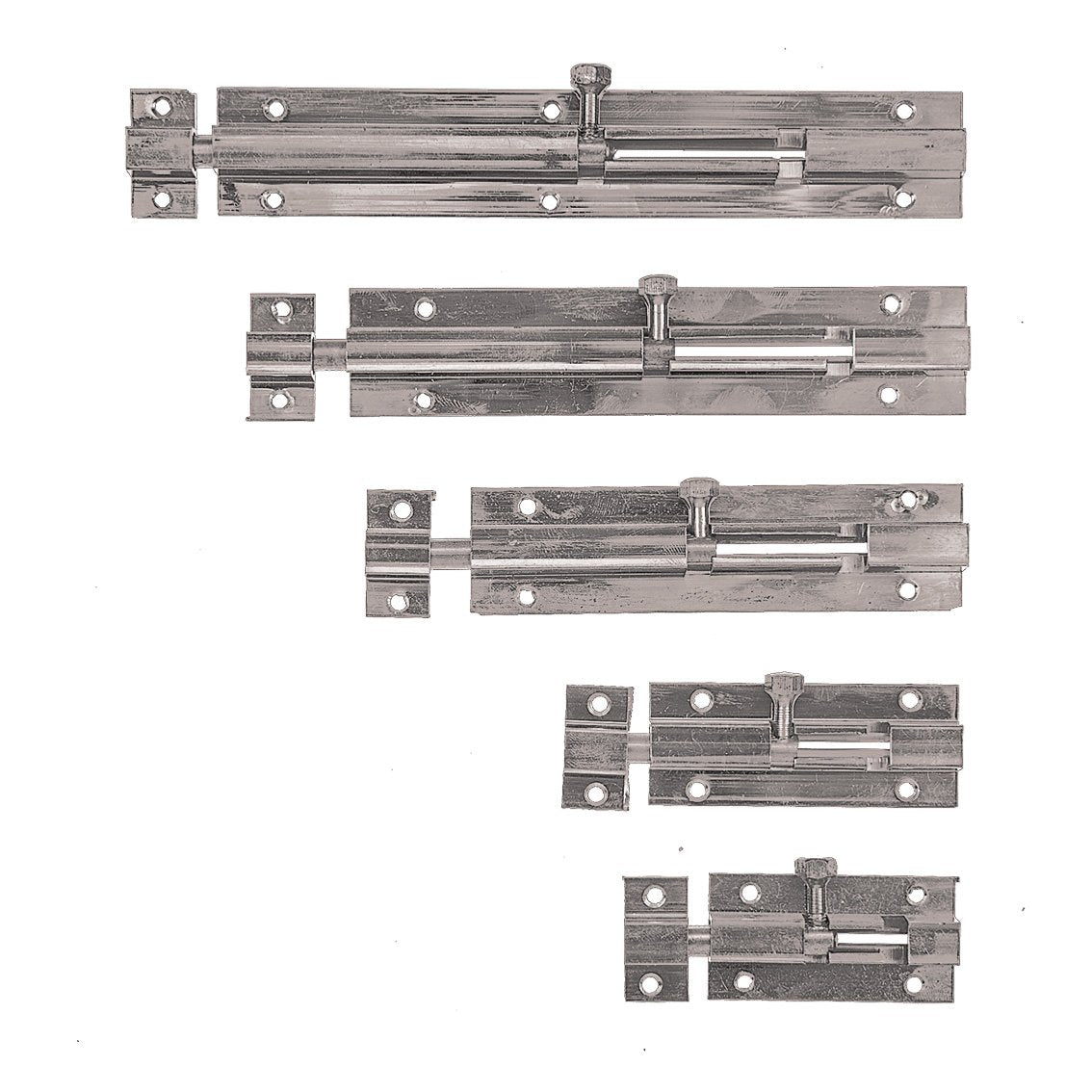 L&G Barrel Bolt Chrome - Straight Type 125mm