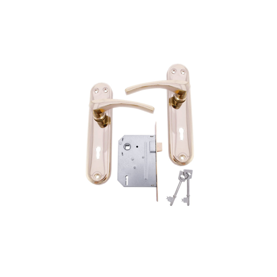 L&B Lockset Orion Round 3Lever