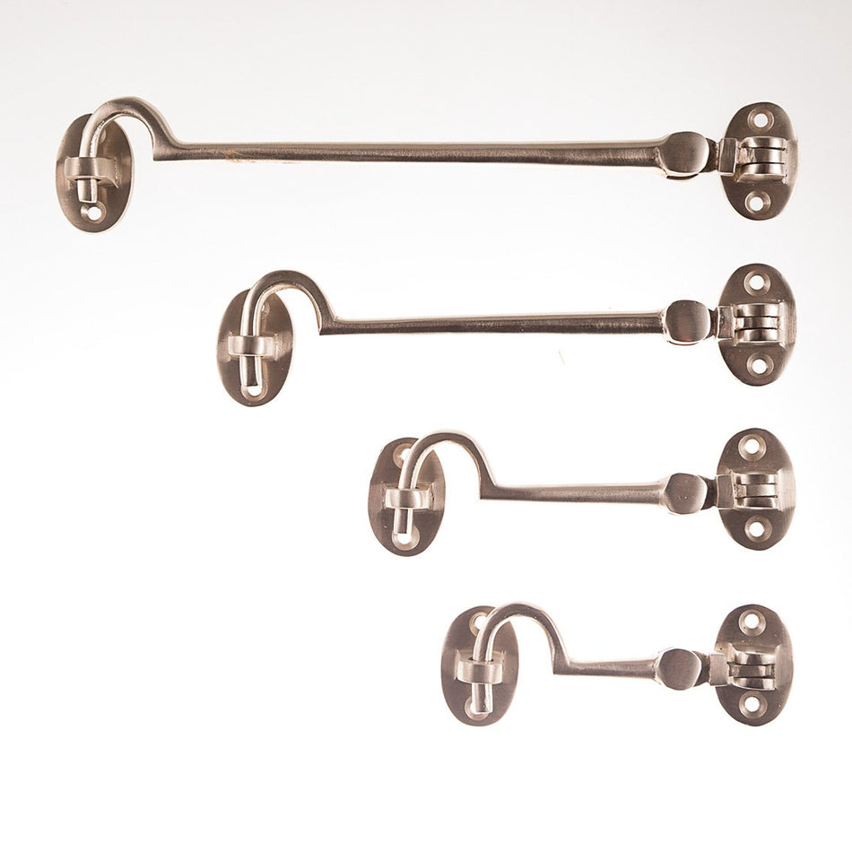 L&B Cabin Hook Satin Nickel Plated
