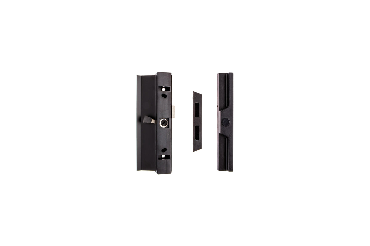 L&B Handle Patio Sliding Door Black Plastic