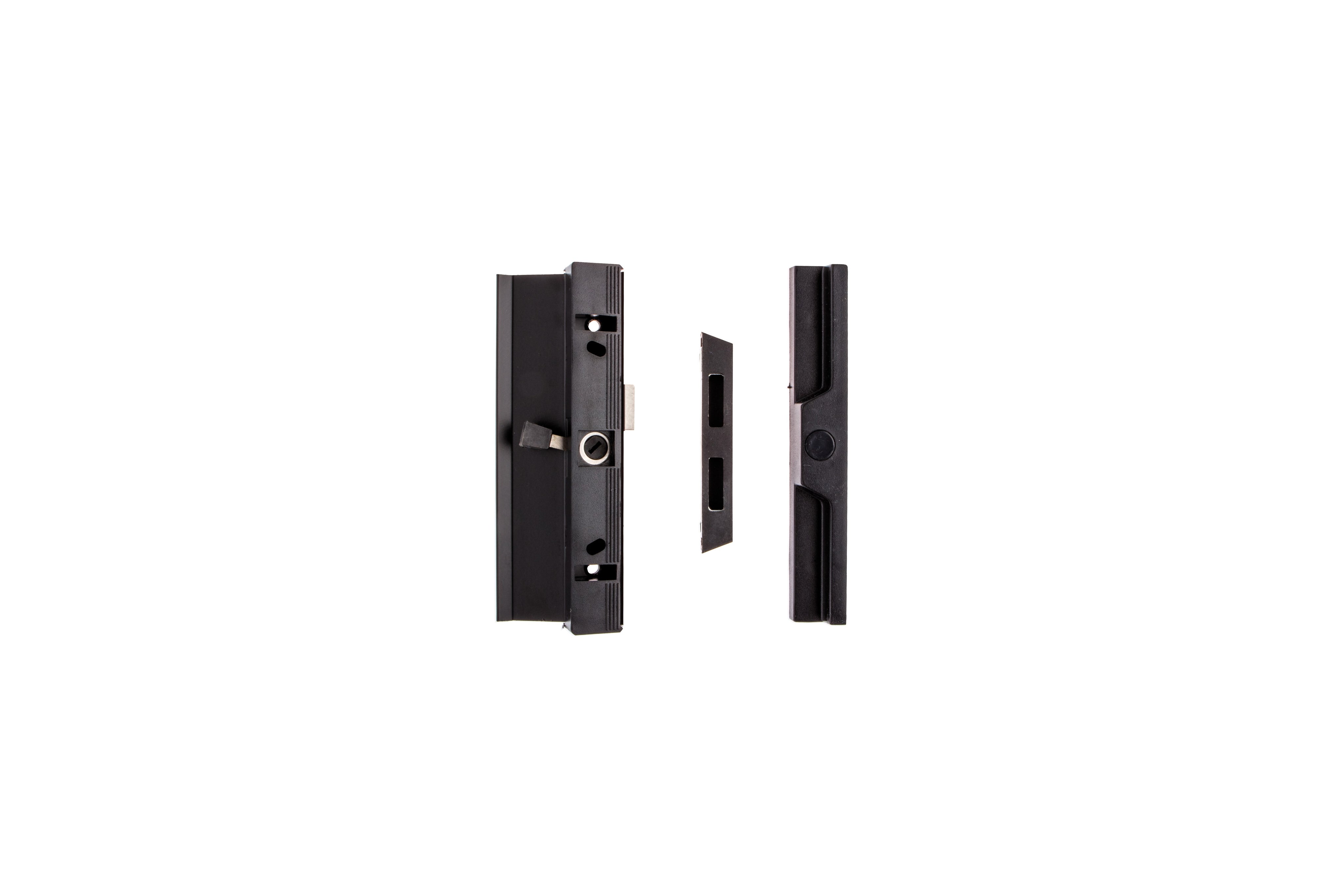 L&B Handle Patio Sliding Door Black Plastic