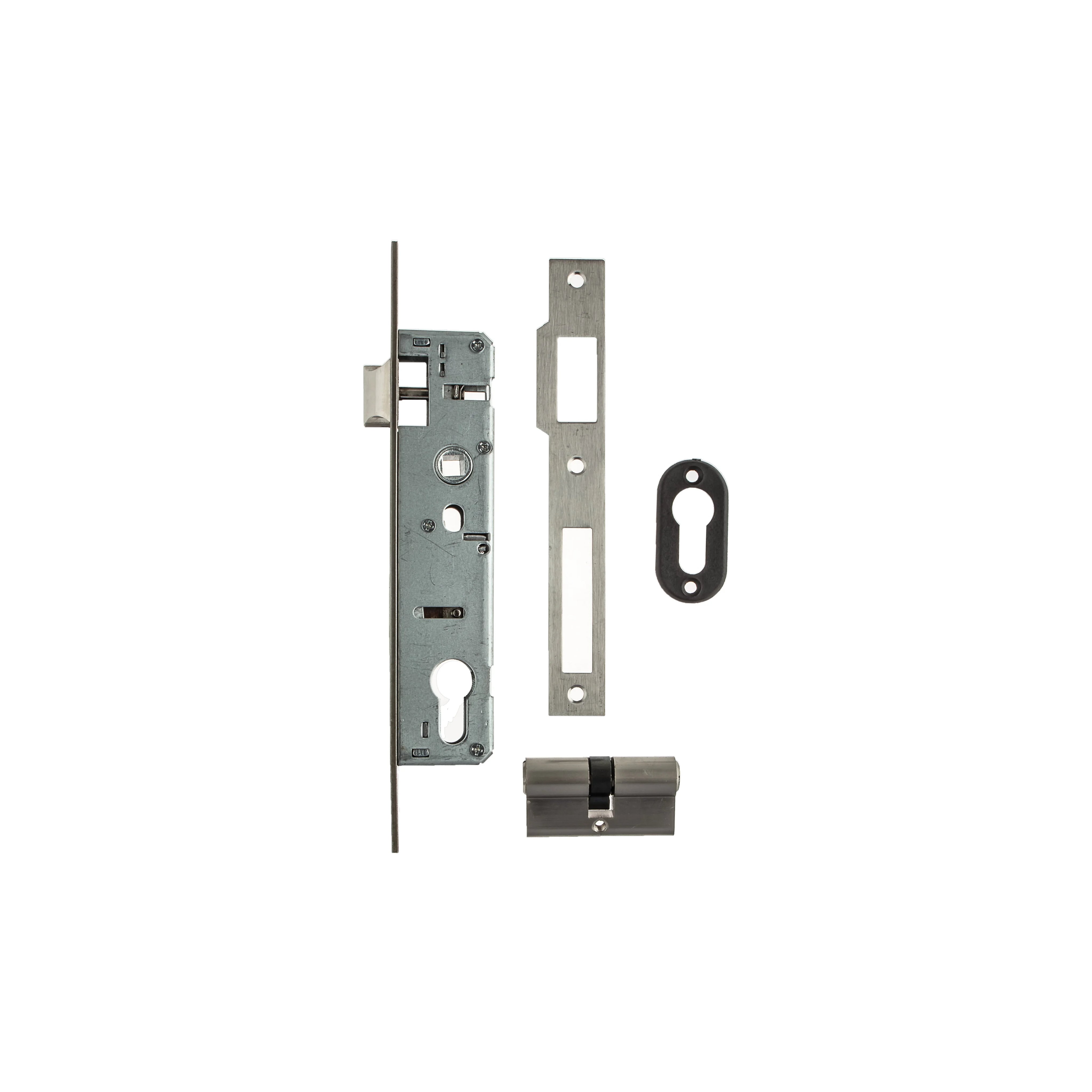 L&B Lockset Latch And Deadlock With Cylinder 25mm