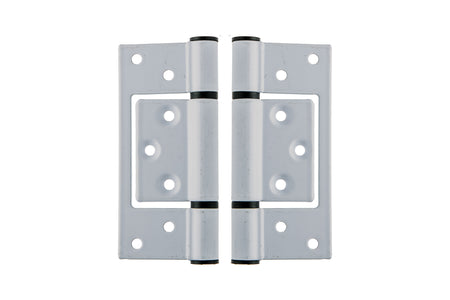 L&B Hinge Sinkles Aluminium 100mm 2Pc White