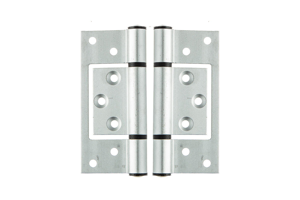 L&B Hinge Sinkles Aluminium 100mm 2Pc Silver