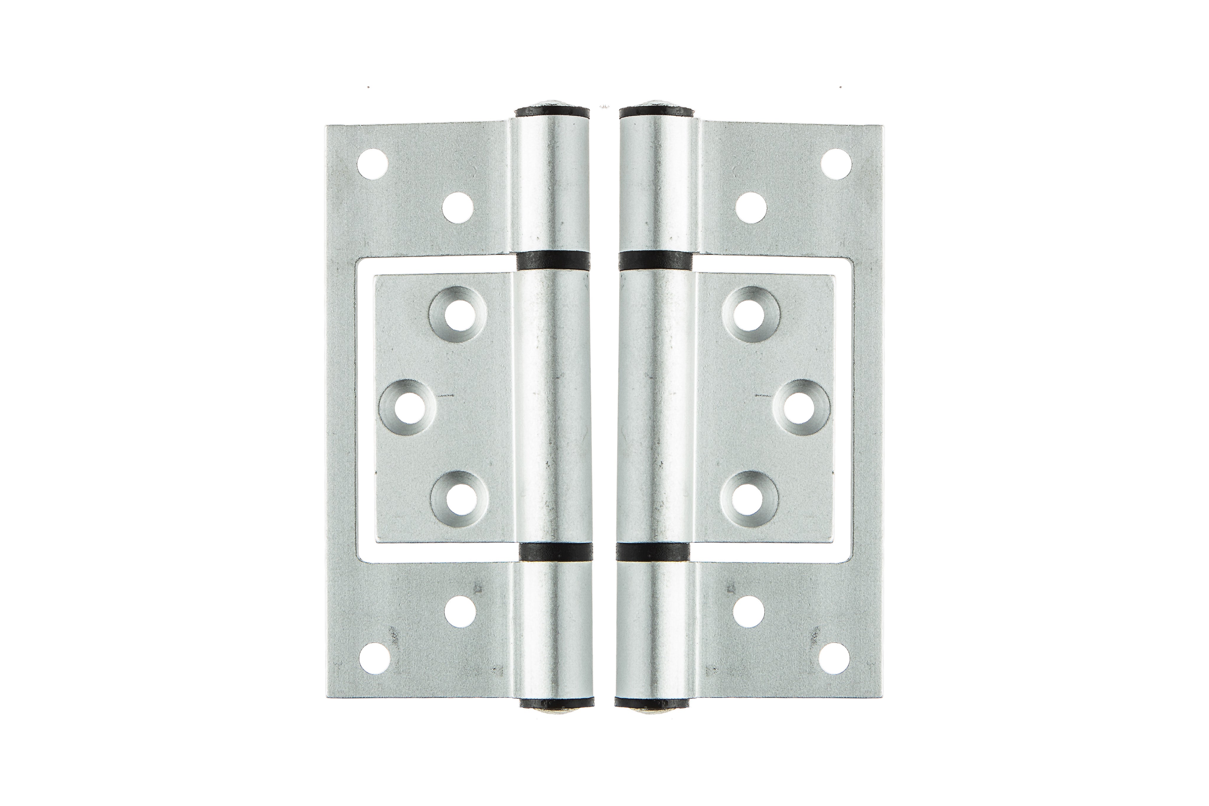 L&B Hinge Sinkles Aluminium 100mm 2Pc Silver