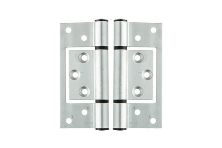 L&B Hinge Sinkles Aluminium 100mm 2Pc Silver