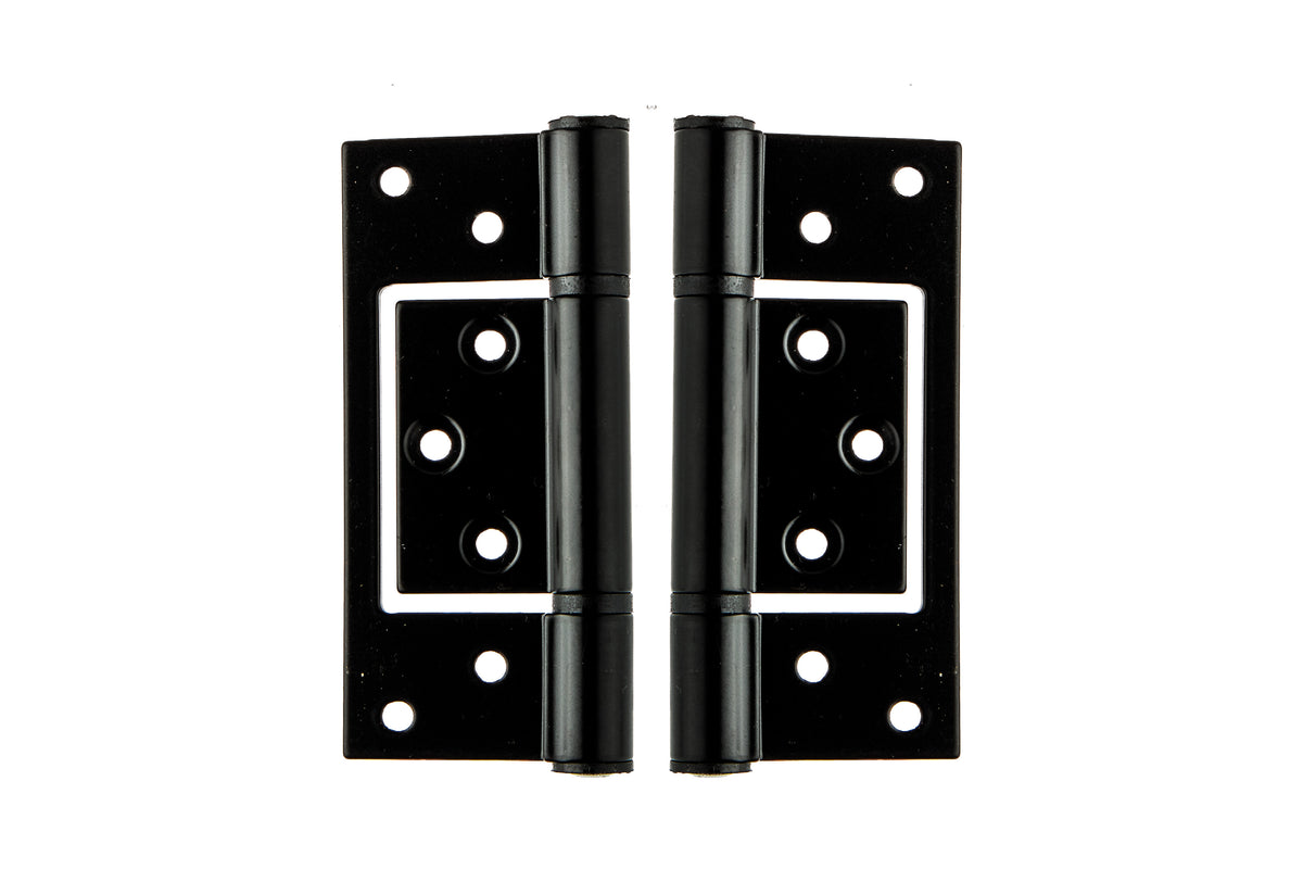 L&B Hinge Sinkles Aluminium 100mm 2Pc Black