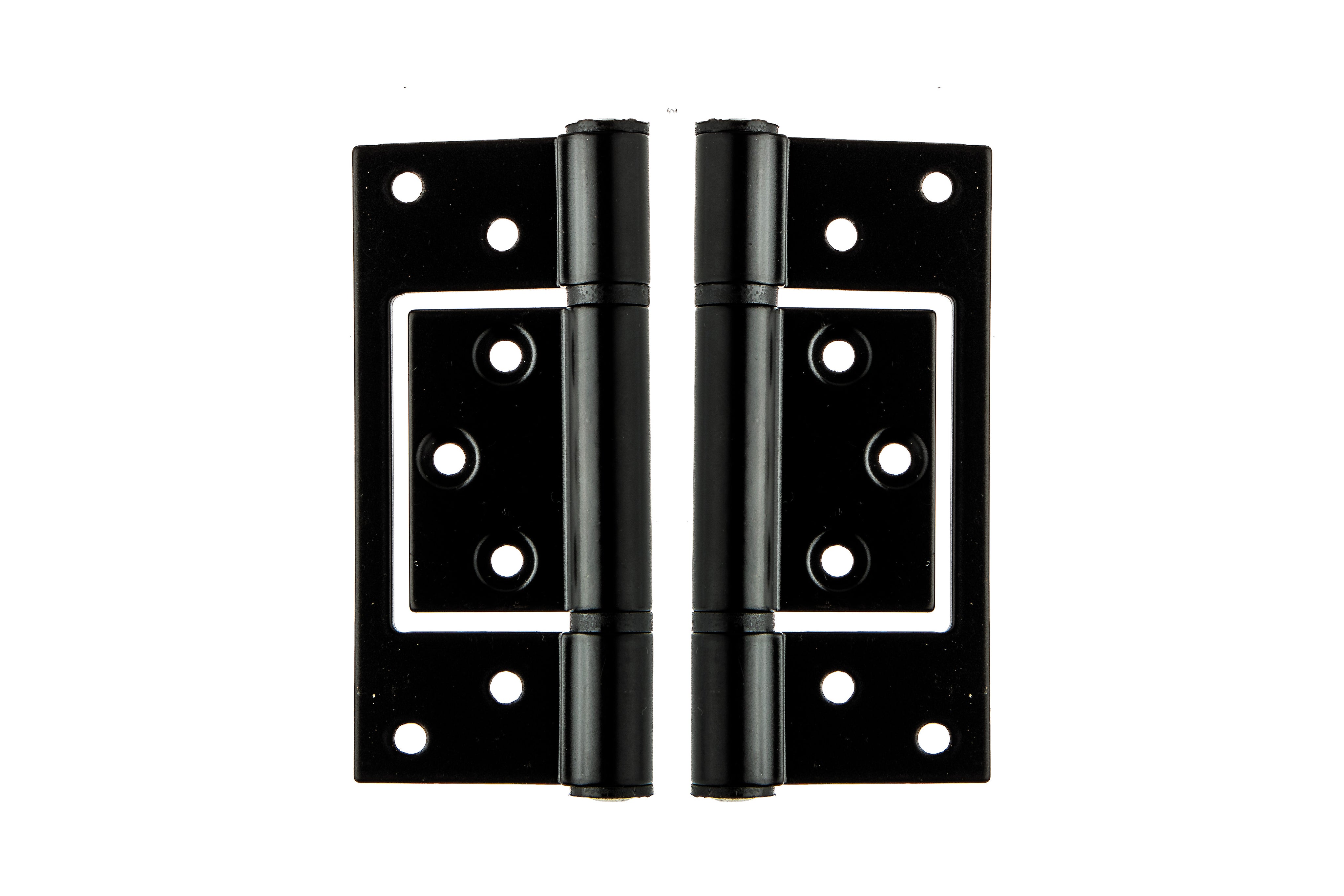 L&B Hinge Sinkles Aluminium 100mm 2Pc Black
