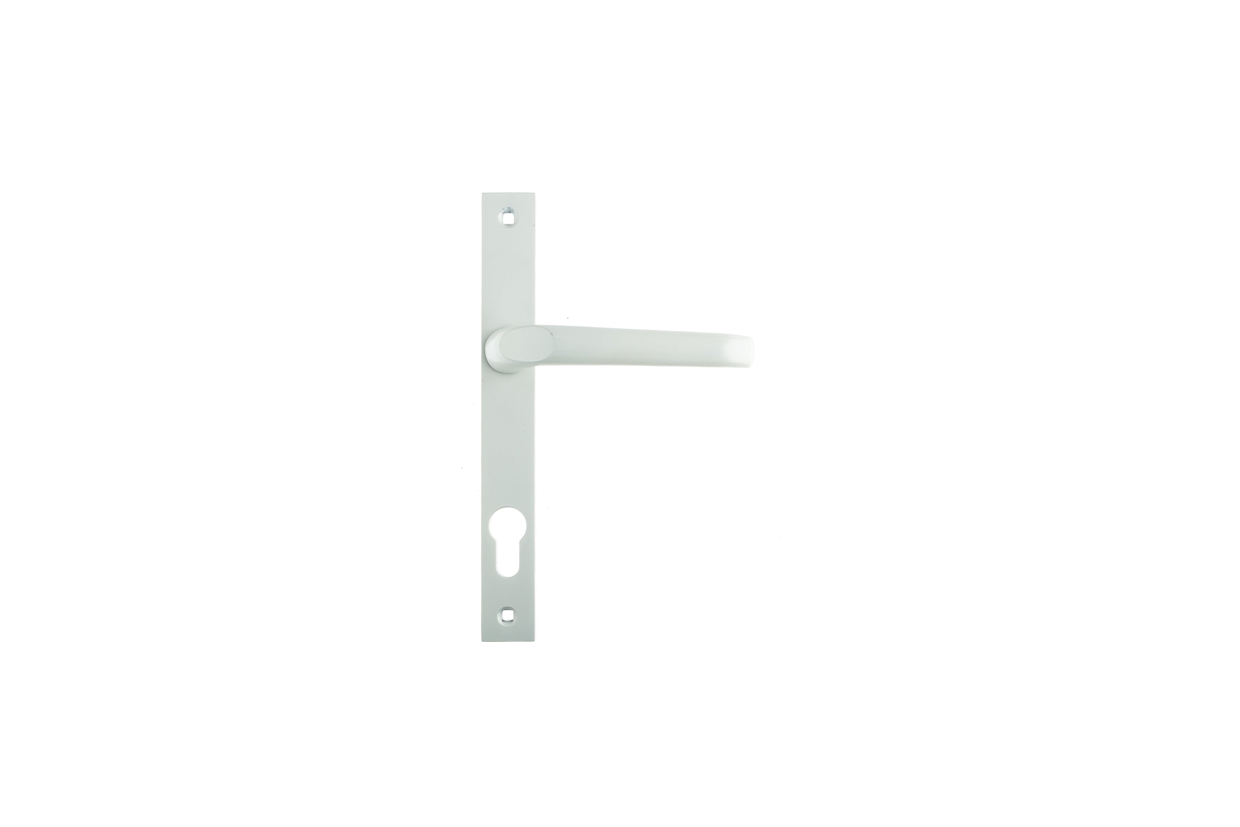 L&B Handle Aluminium Door Cylinder Black White