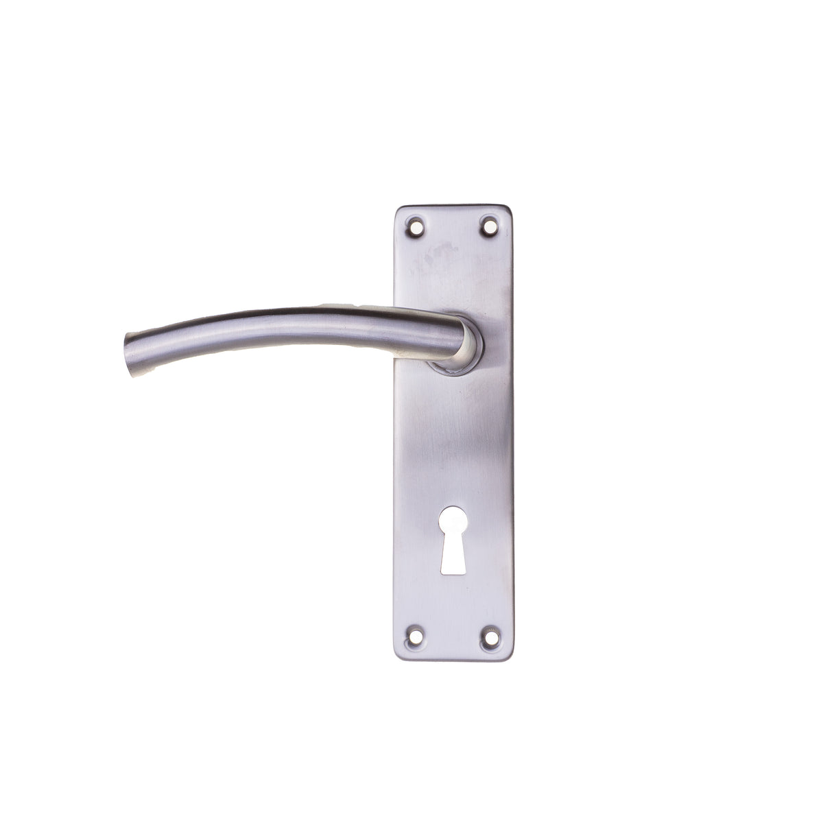 L&B Lockset Stainless Steel Handle 3Lever Scroll Desighn 6"