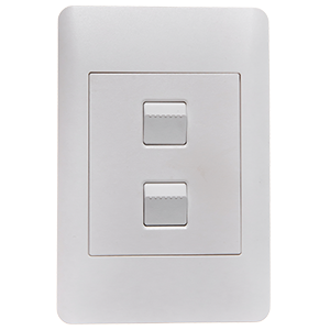 Switch Apollo & Cover 100x50  - 2 Lever -