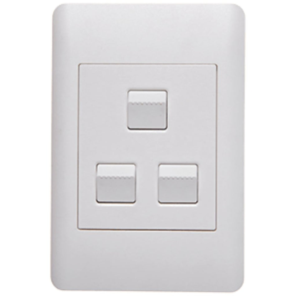 Switch Apollo & Cover 100x50  - 3 Lever