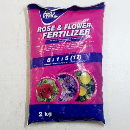 Protek  Rose & Flower Fertilizer 8:1:5 (17) 2KG