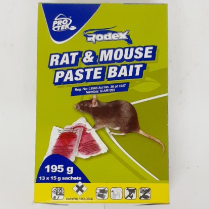 Protek  Rodex Rat & Mouse Paste Bait 195g